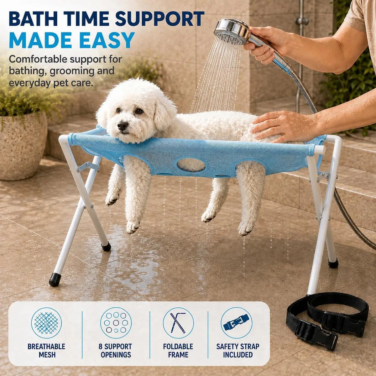 Dog Grooming Hammock, Foldable Cats Pet Paw - ProPawPet.com