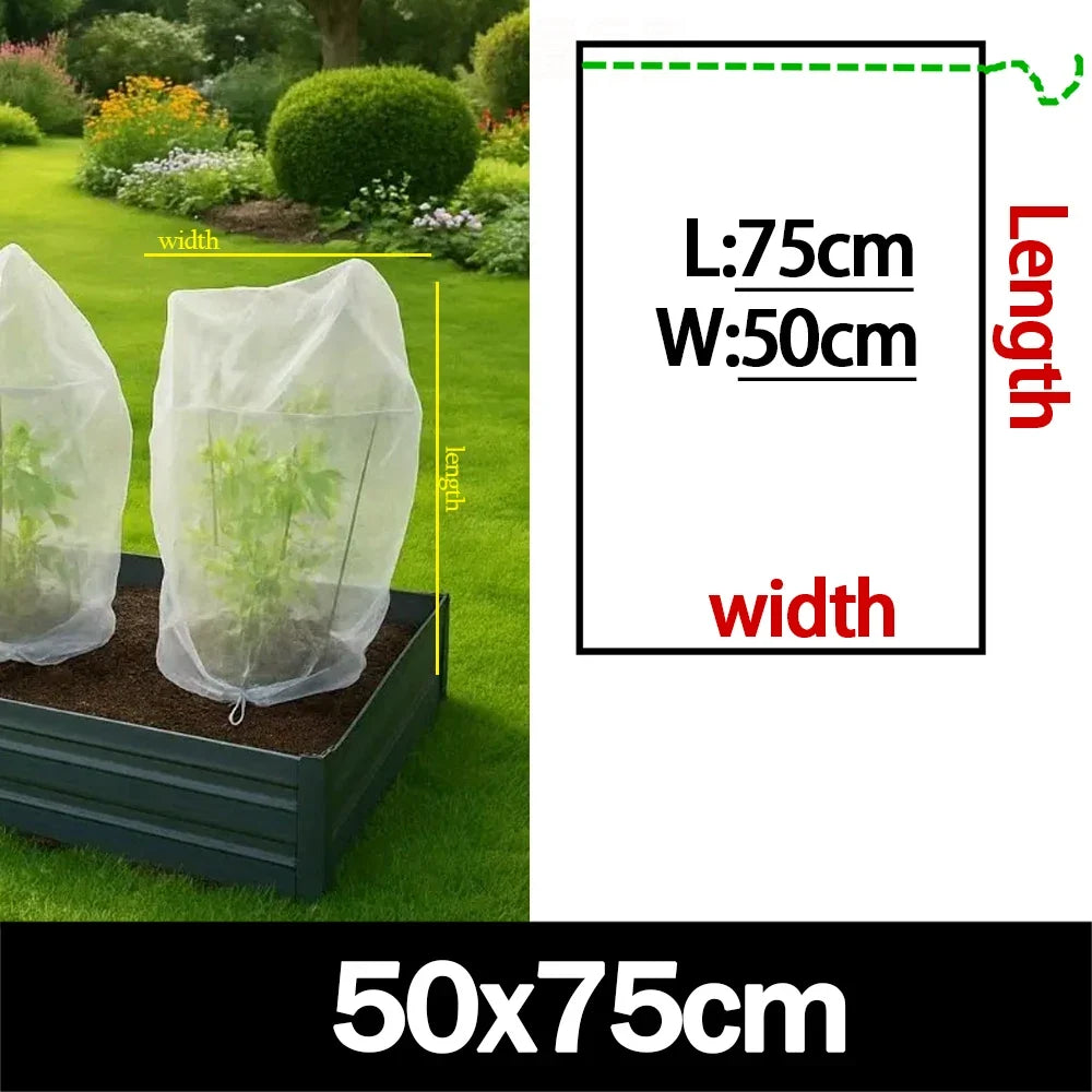 Nylon Plant Protection Netting Mesh Pouch – 8 Colors
