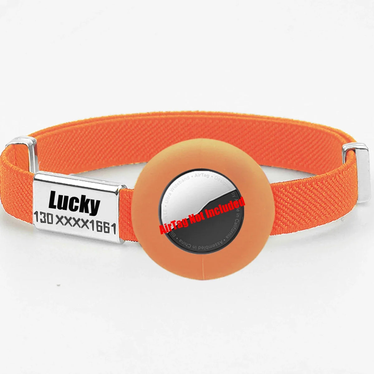 Airtag Cat Collar Elastic Customized Name Tag – Cat Supplies