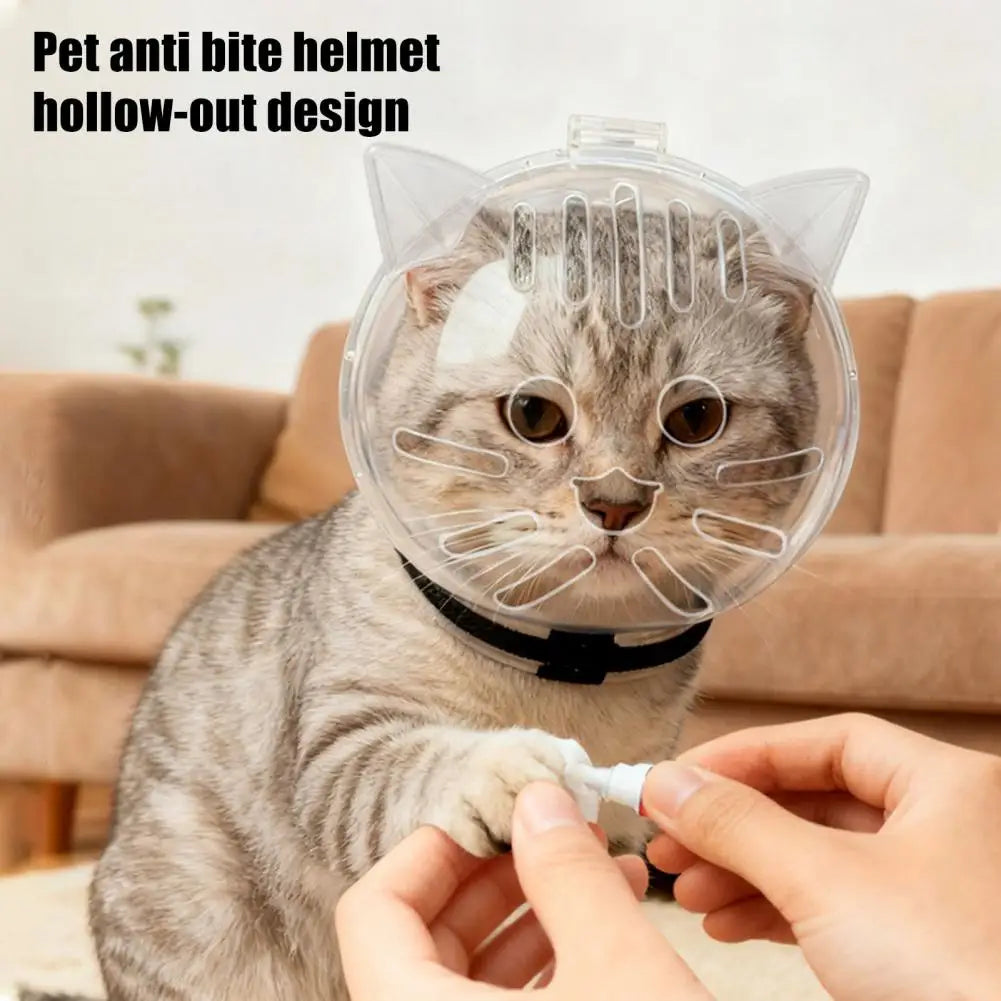 Cat Bathing Helmet Cat Grooming Muzzle Cat - ProPawPet.com