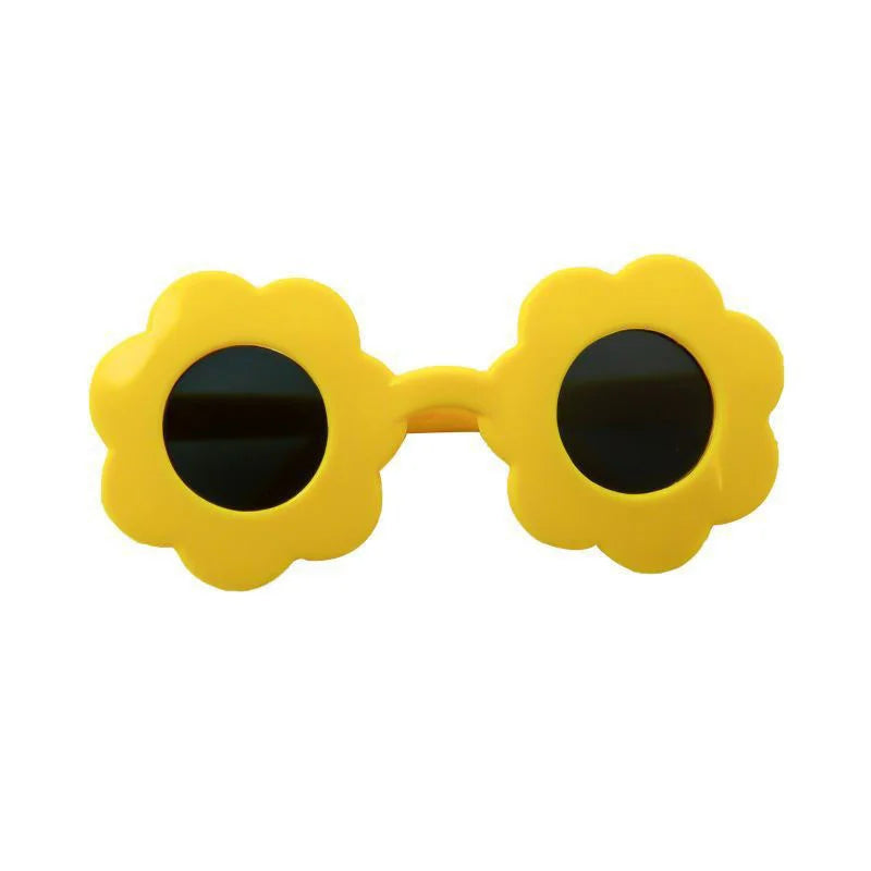 Korean Cute Pet Sunglasses Sunflower Puppy Glasses Supplies – Dog Supplies