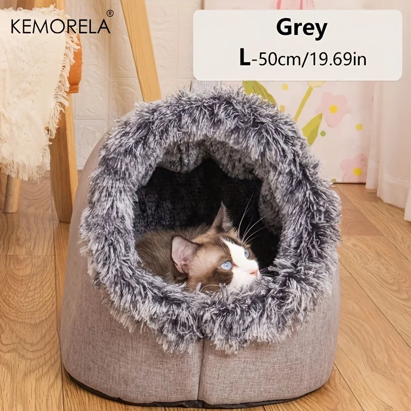Kemorela Winter Cat Bed Self-warming Puppy House – Cat Supplies