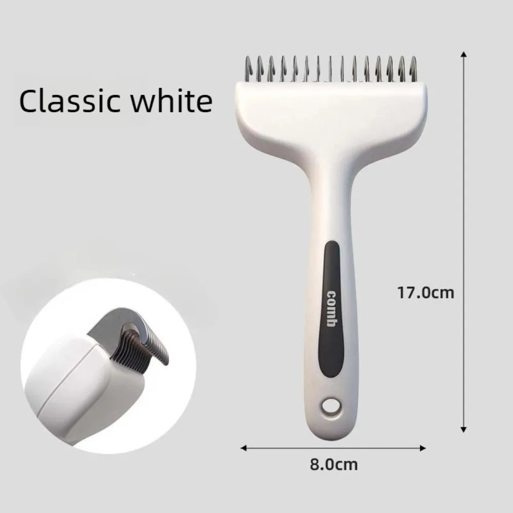 Professional 2IN1 Undercoat Rake and Grooming Brush – Dog Supplies