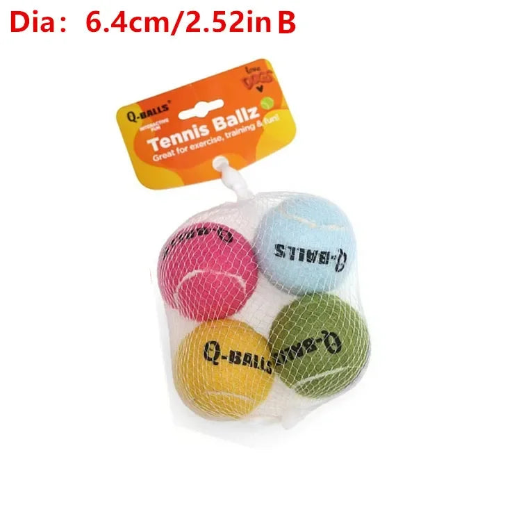 Interactive Dog Toy Set Q-monster Thick Walled Natural Rubber Squeak Chew