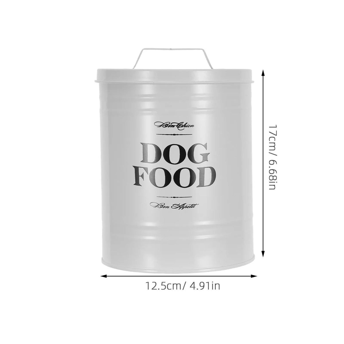 Airtight Dog Food Storage Container 54 Oz Iron Pet Treat – 2 Colors