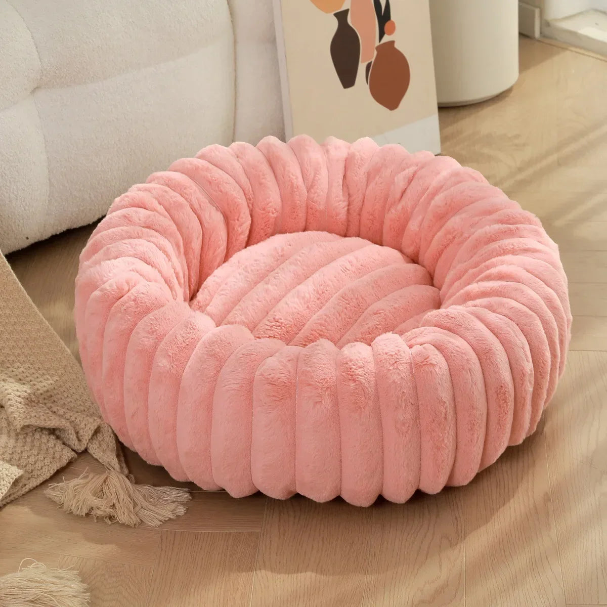 40-70cm Round Pet Bed for Dog Bed Super Soft - ProPawPet.com