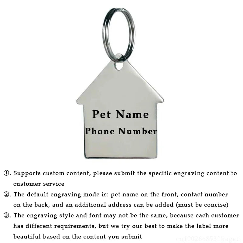 Personalized Dog Nameplate Cat Name ID Tags - ProPawPet.com