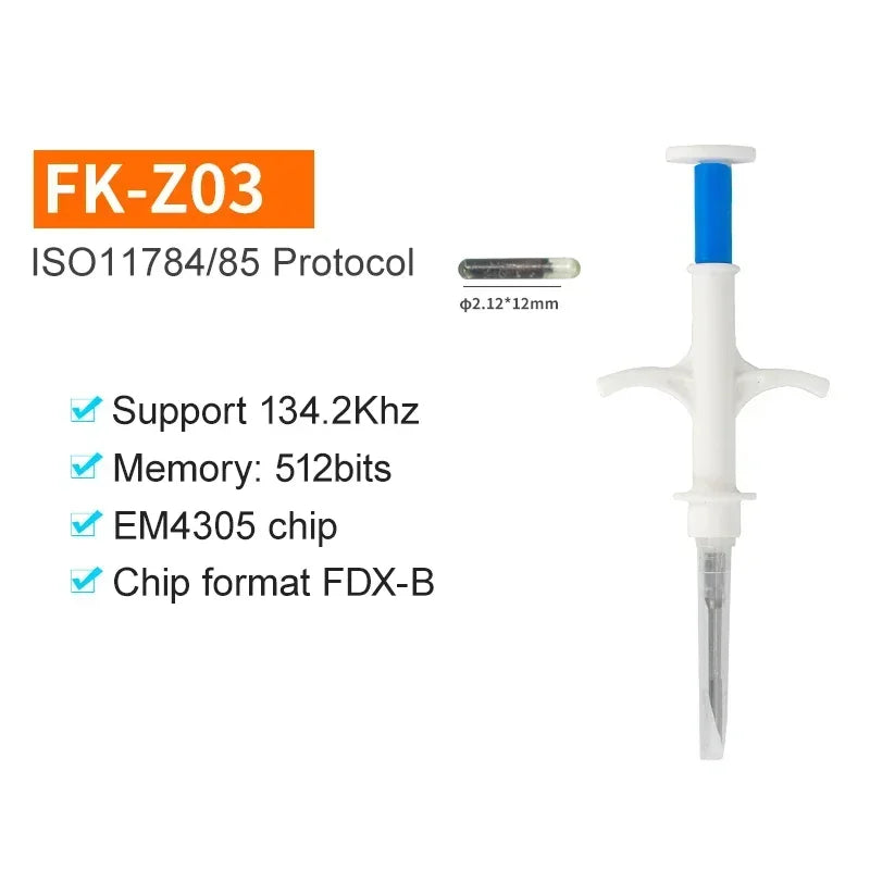 Animal Em4305 Microchip International Standard 134 2khz for Dogs