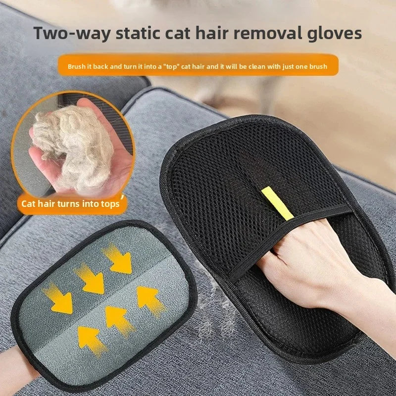 Pet Hair Remover Brushing Gloves – Remove - ProPawPet.com