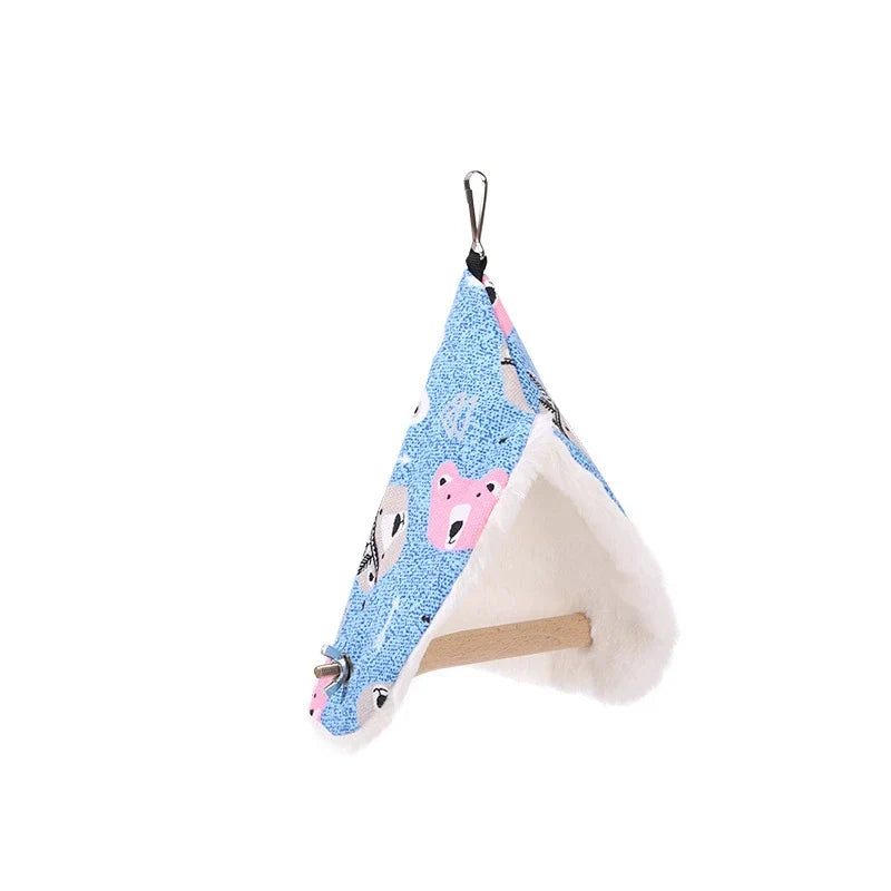 Soft Plush Bird Parrot Nest Hanging Bed