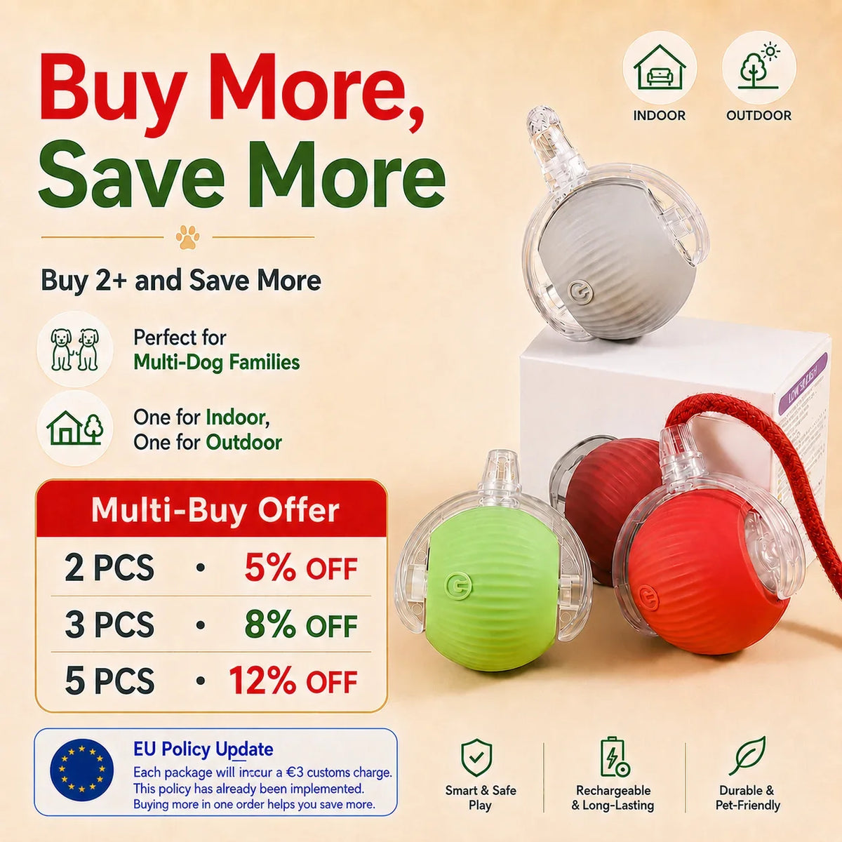 New Dog Interactive Ball Toy,Automatic - ProPawPet.com