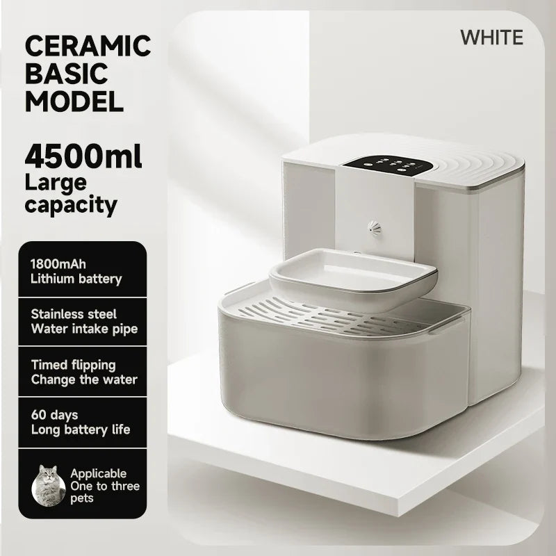4.5l Smart Dump Pet Water Dispenser – Dog Supplies