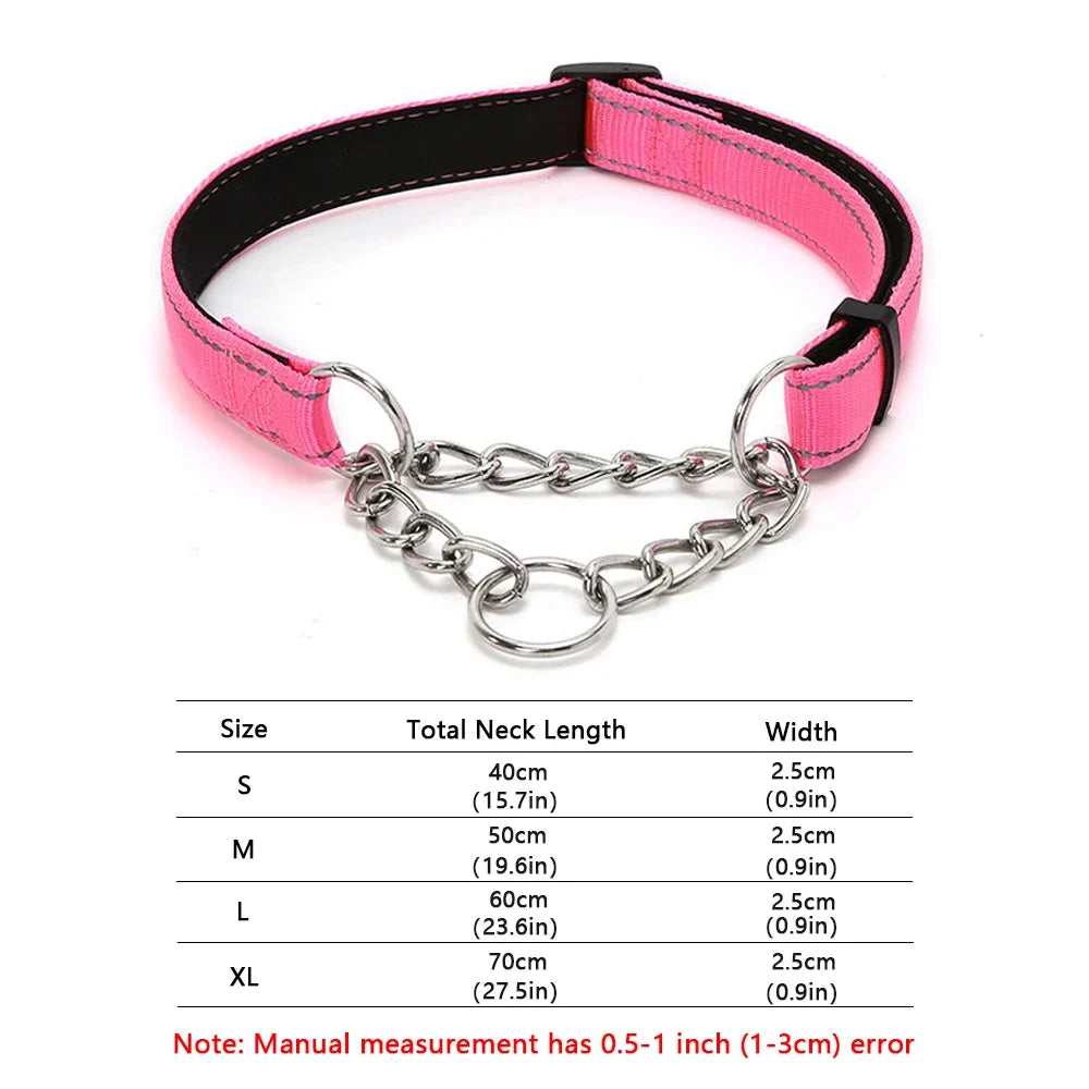 Stainless Steel Chain Martingale Collar - - ProPawPet.com