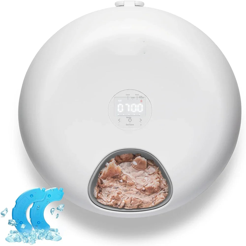 Rechargable Wet Food Cat and Dog Automatic Feeder – Cat Bowls & Feeders