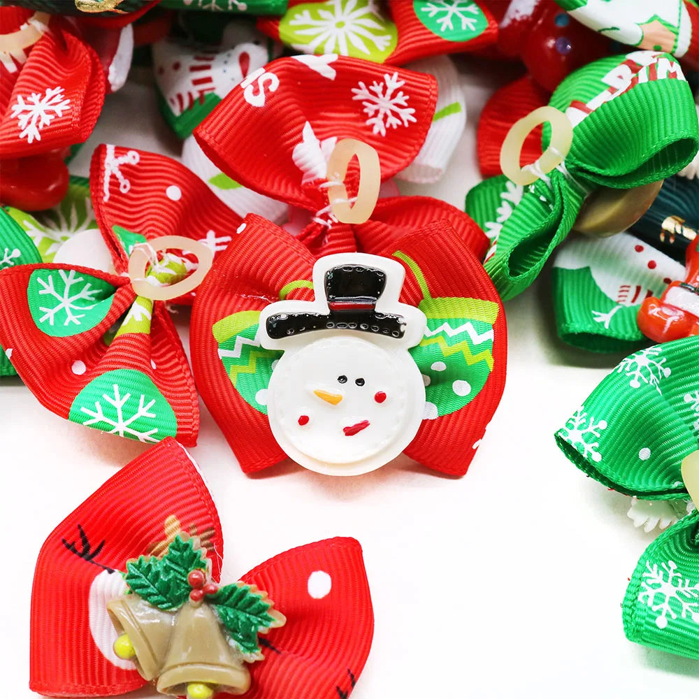 Puppy Bows 10/20/30PCS Handmade Dog Hair - ProPawPet.com