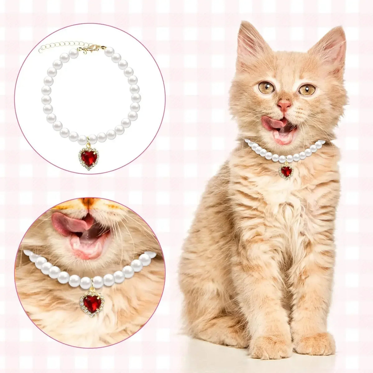 Pet Pearl Collar Dog Princess Necklace Cat - ProPawPet.com