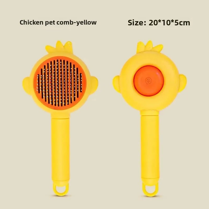 Cute Pet Hair Comb Grooming Anti‑slip Brush – Dog Supplies