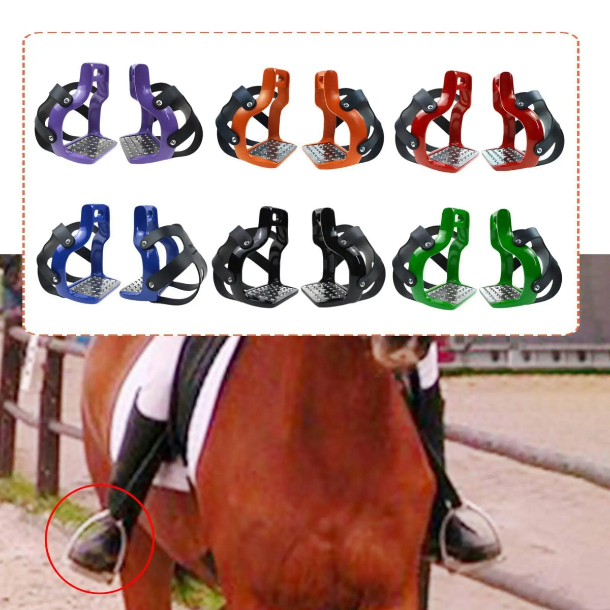2Pcs Horse Stirrups Saddle Stirrups - ProPawPet.com