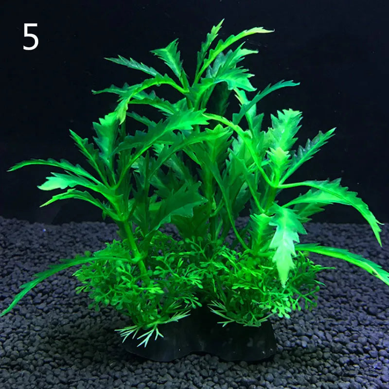 12 Kinds Artificial Aquarium Decor Plants – 12 Colors
