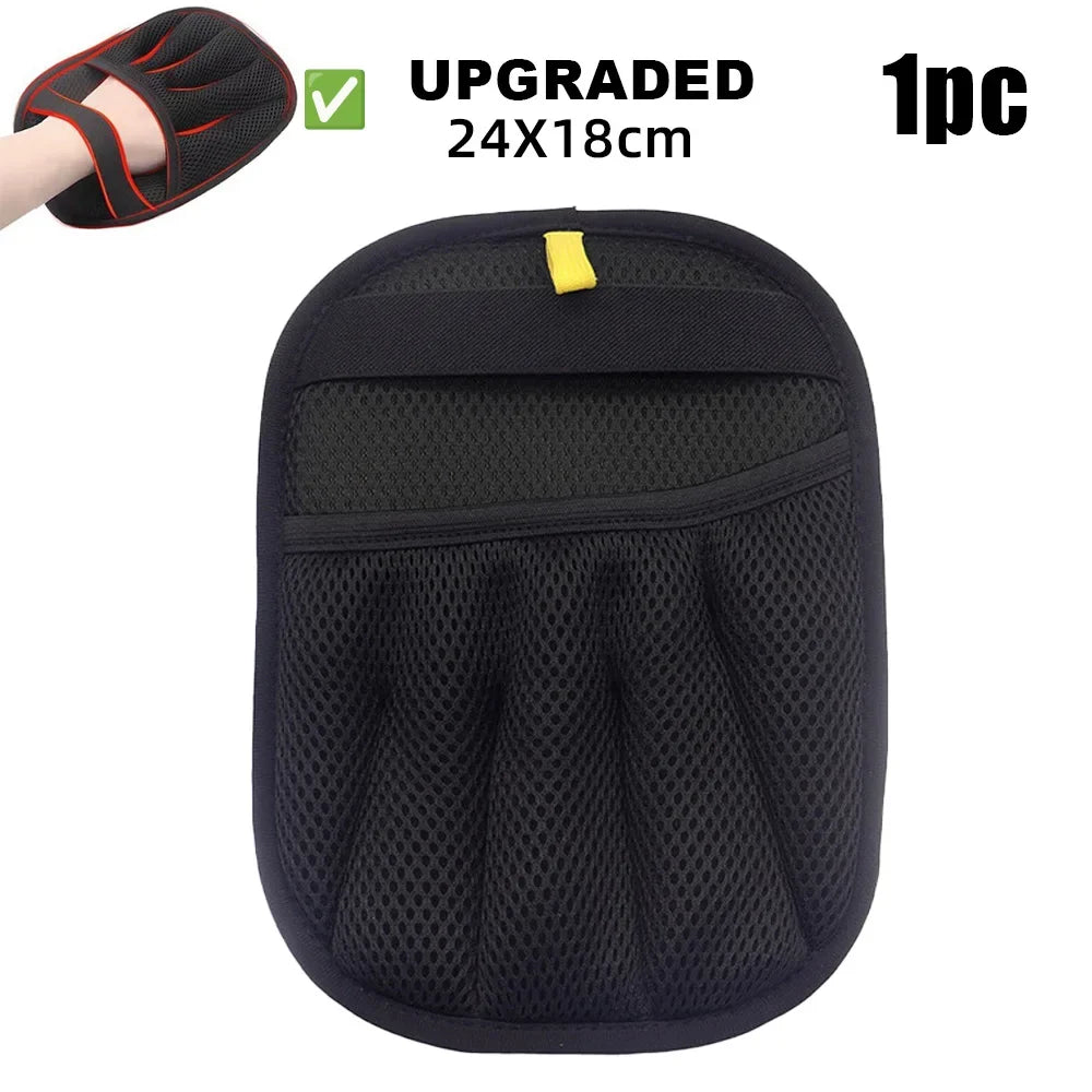 5-Finger Reusable Double-sided Pet Hair Removal Glove, Soft
