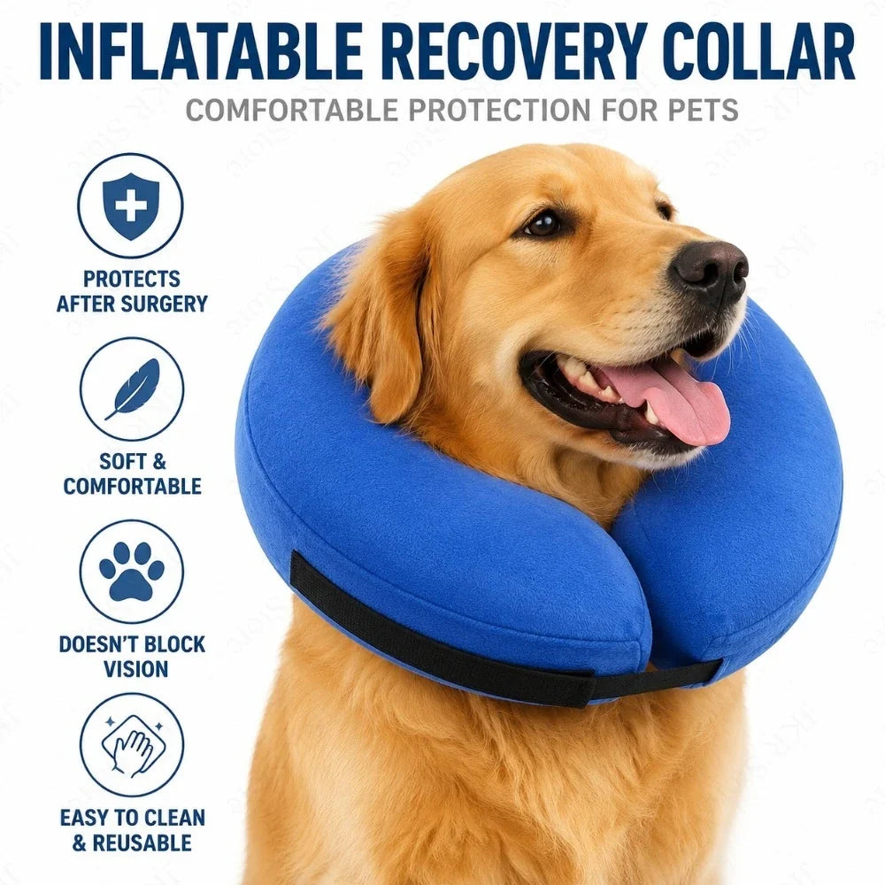 Inflatable Dog Recovery Collar Soft - ProPawPet.com