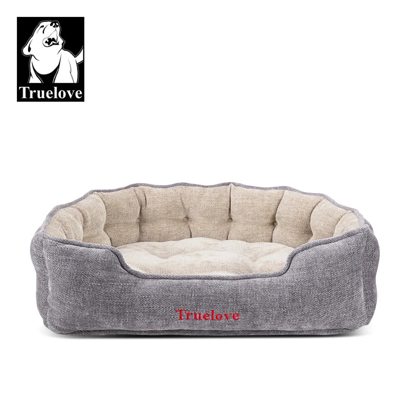 Truelove Washable Plush Dog Bed Round Pet - ProPawPet.com