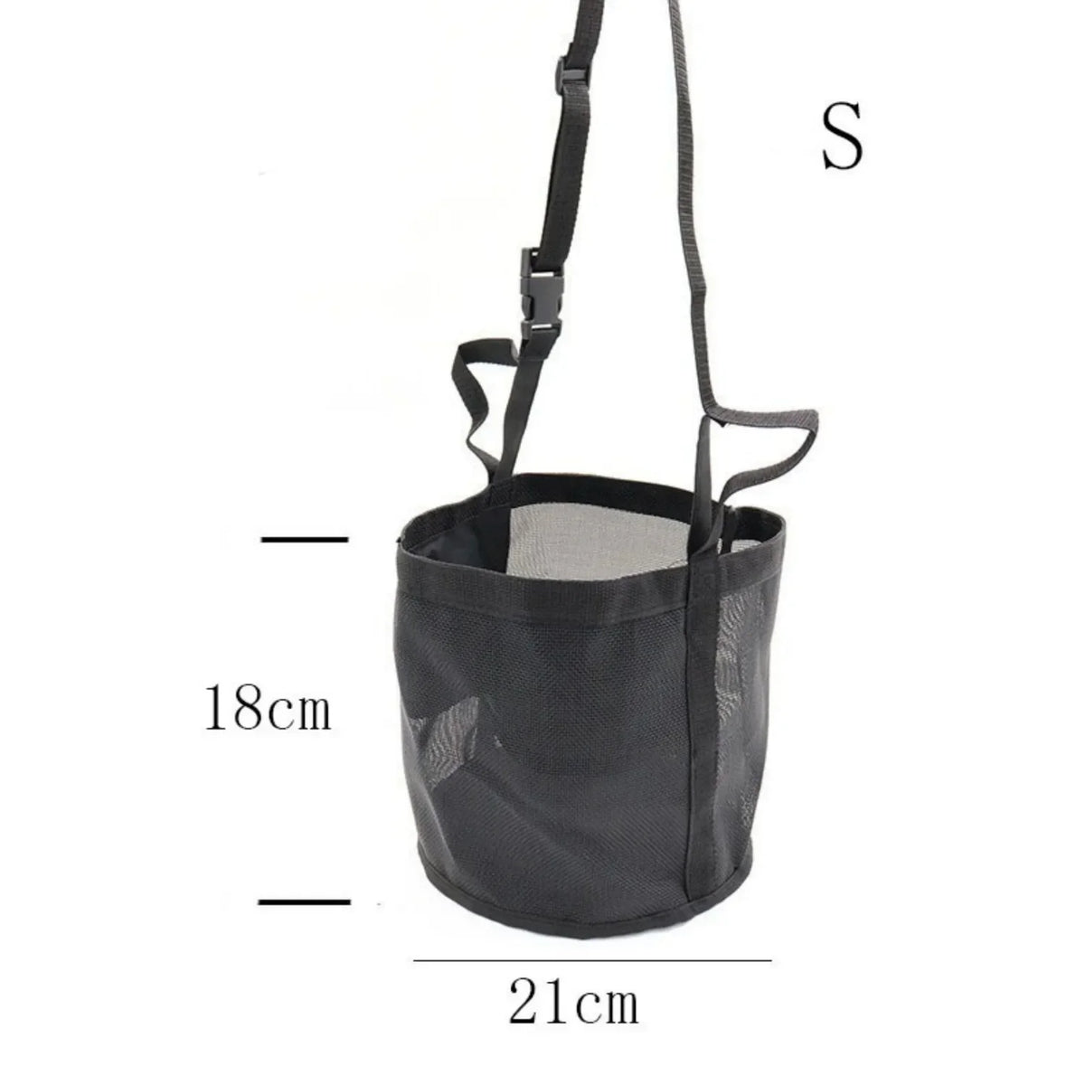 Horse Hay Feeding Bags Adjustable Neck Portable Outdoor Pet – 3 Colors
