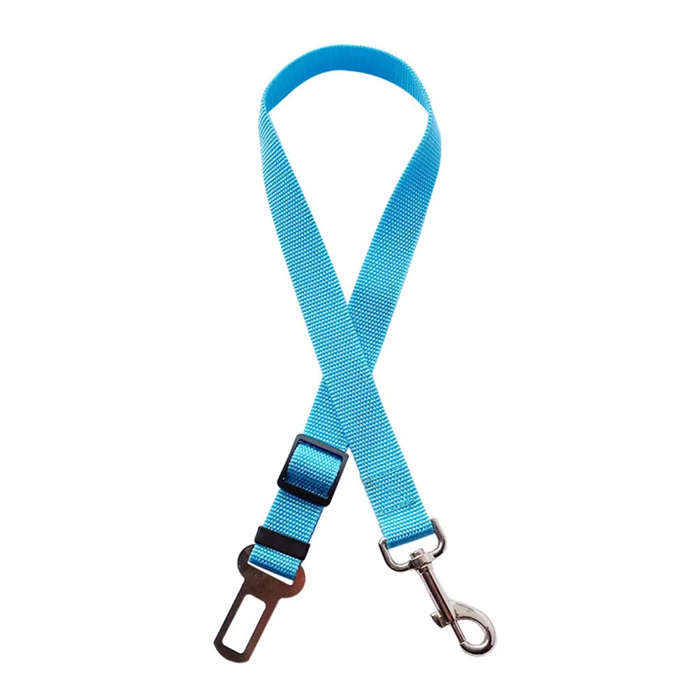 Adjustable Dog Car Seat Belt Harness – 21 Colors