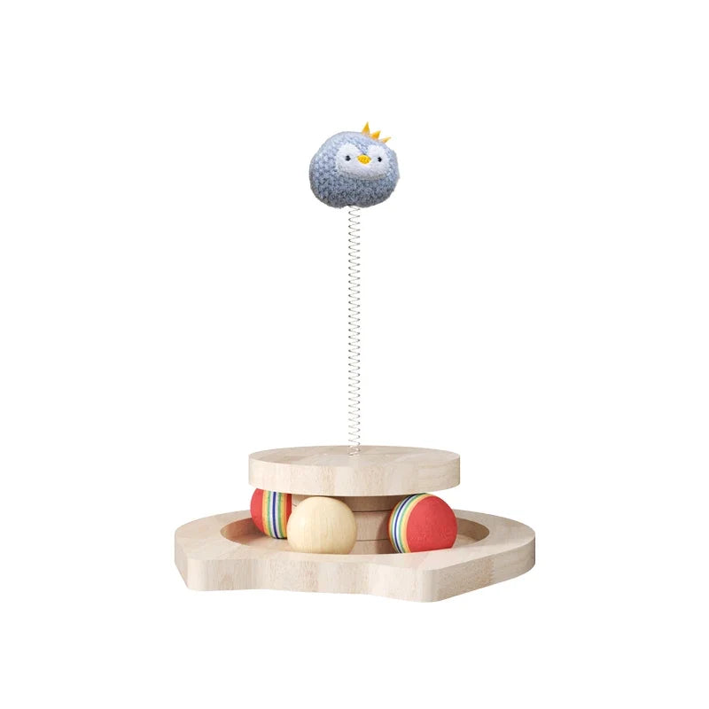 Wooden Cat Toys Interactive Playing Game - ProPawPet.com