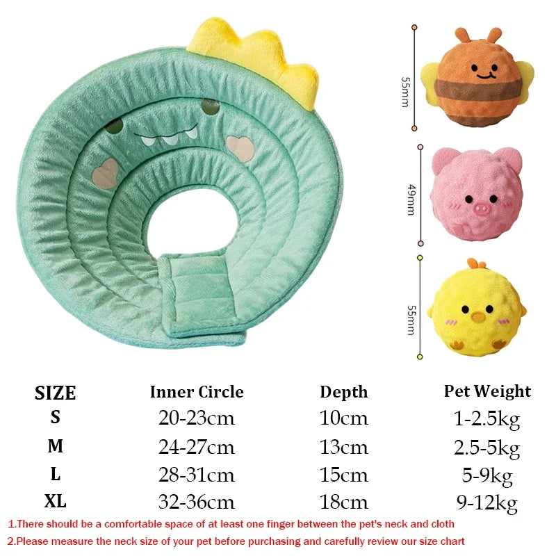 Soft Elizabeth Recovery Collar for Cats Dogs - ProPawPet.com