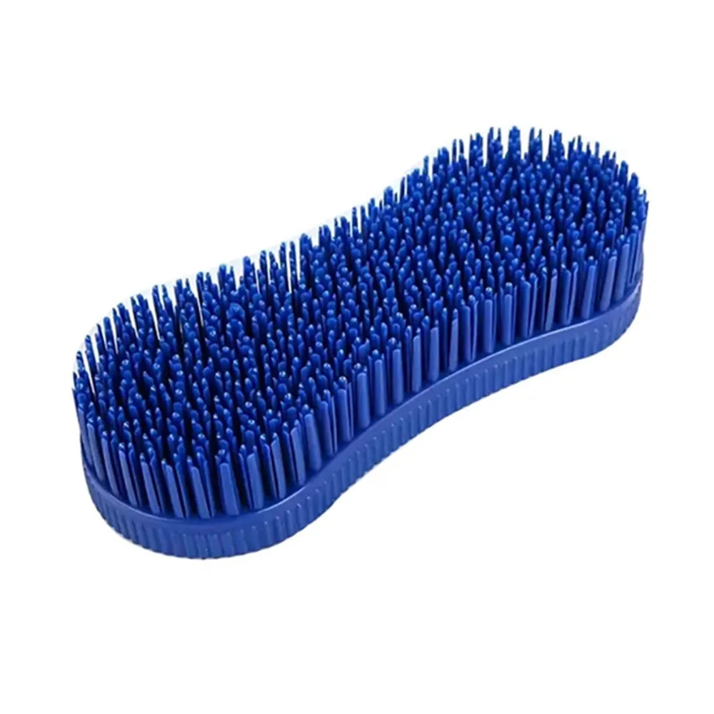 Colorful Horse Grooming Brush Hard Bristle Plastic Accessories – 5 Colors