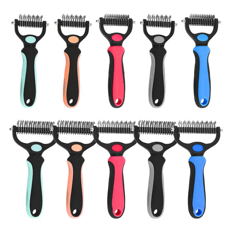 Stainless Pet Deshedding Brush Dog Hair - ProPawPet.com