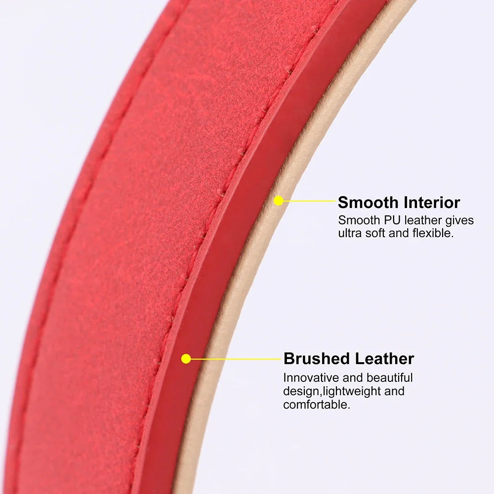120cm Pet Dog Leash Soft PU Leather Padded - ProPawPet.com