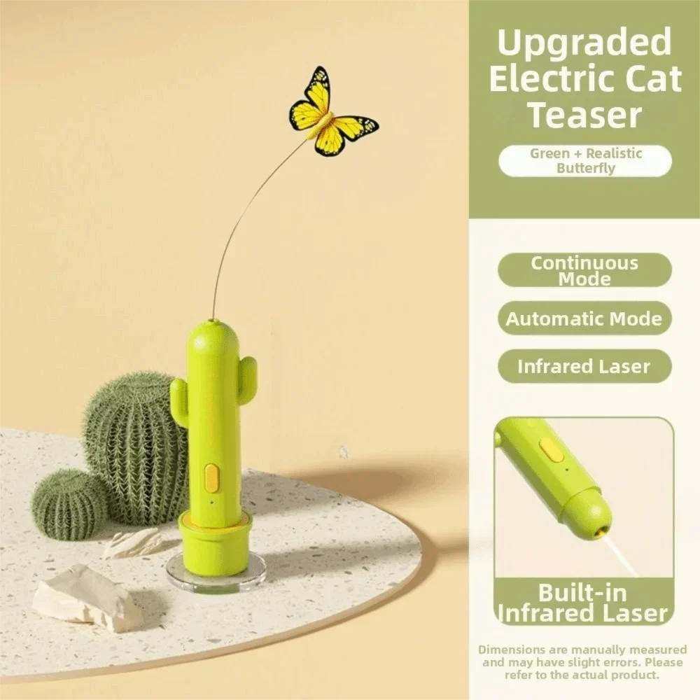 2 Play Mode Interactive Cat Toys Butterfly - ProPawPet.com