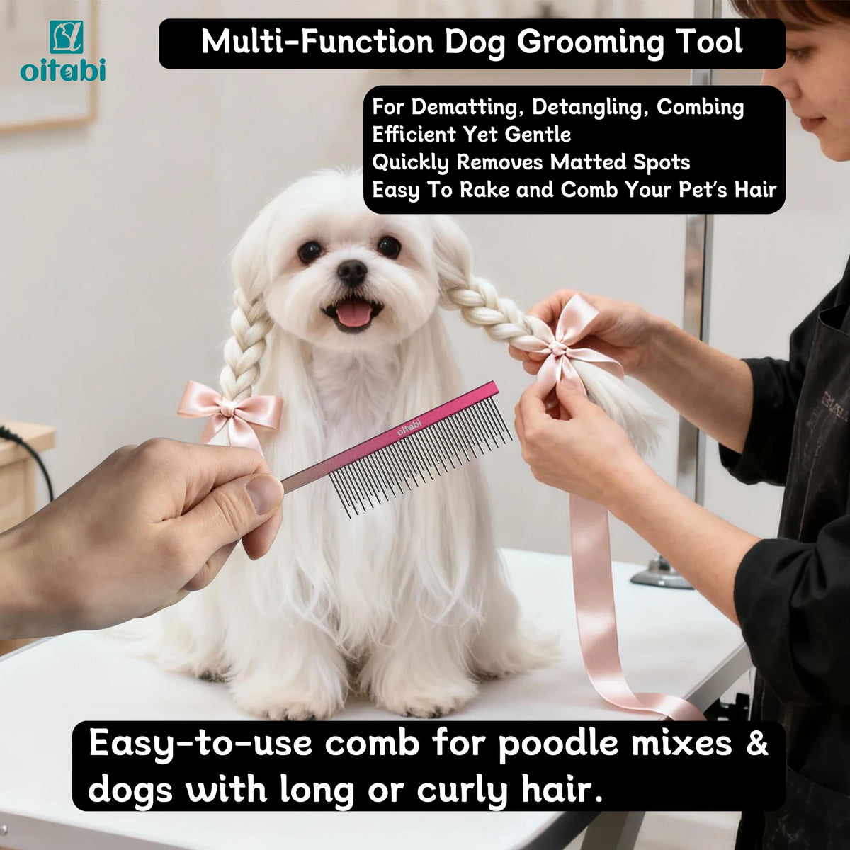 Oitabi Professional Pet Grooming Comb for - ProPawPet.com