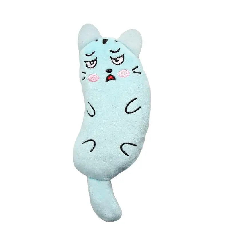 Interactive Funny Pet Plush Embroidery Catnip Plaything – 6 Colors