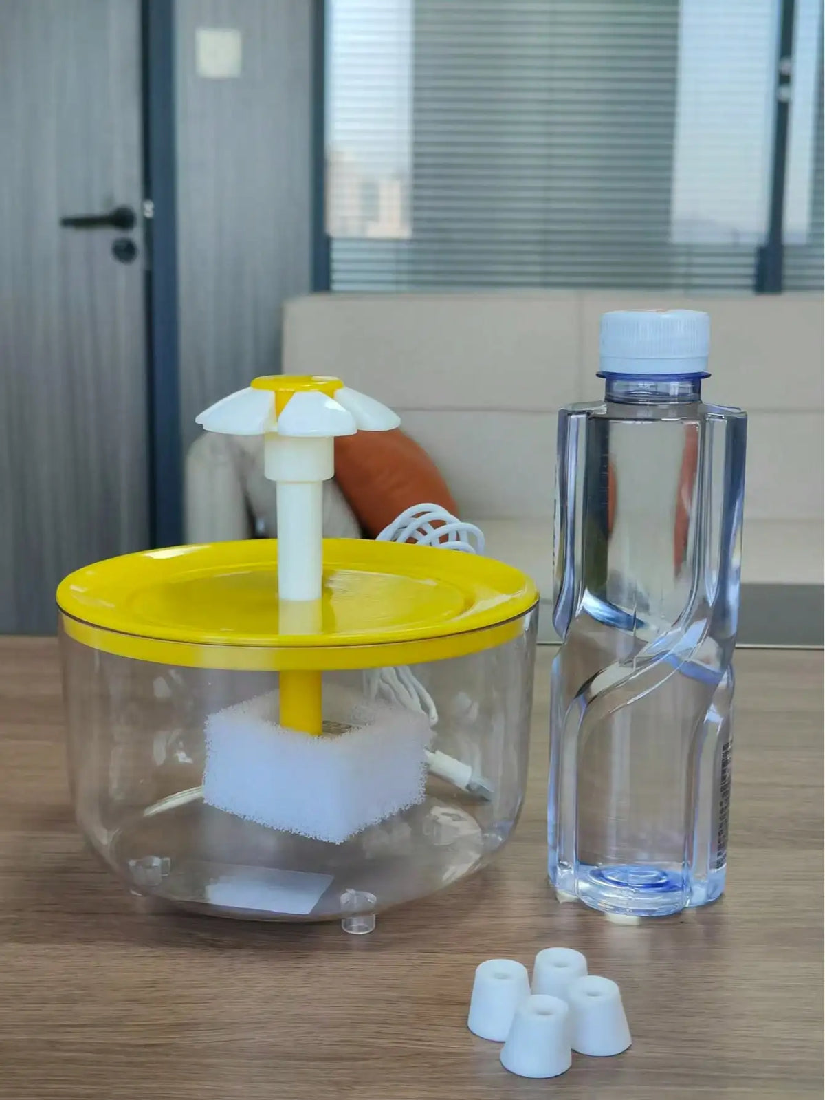1500ml 50.72oz Floral Design Automatic Cat Water Fountain – 5 Colors