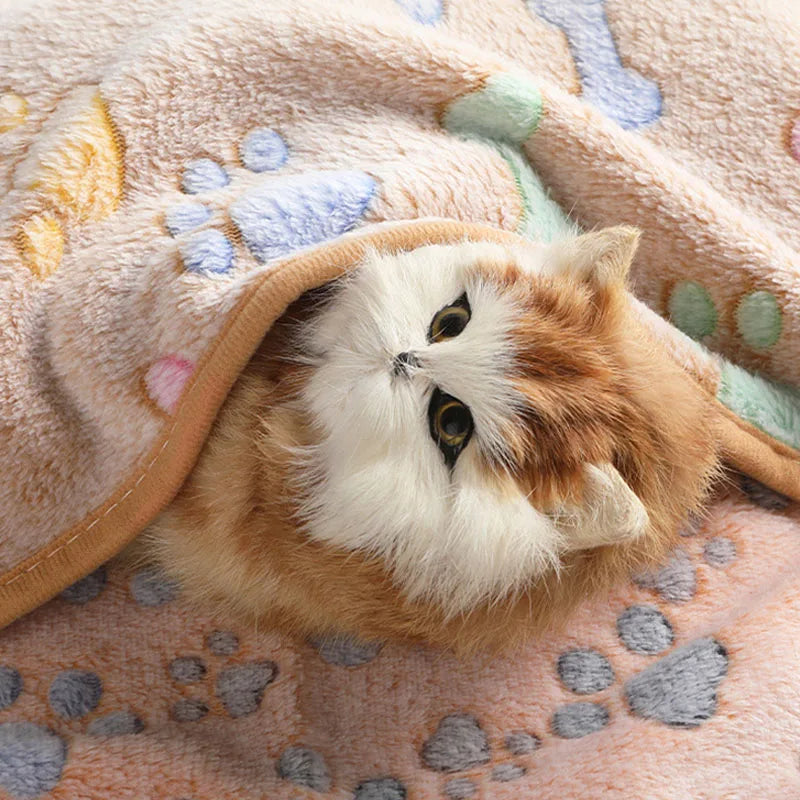 Winter Velvet Pet Sleeping Warm Blanket with - ProPawPet.com