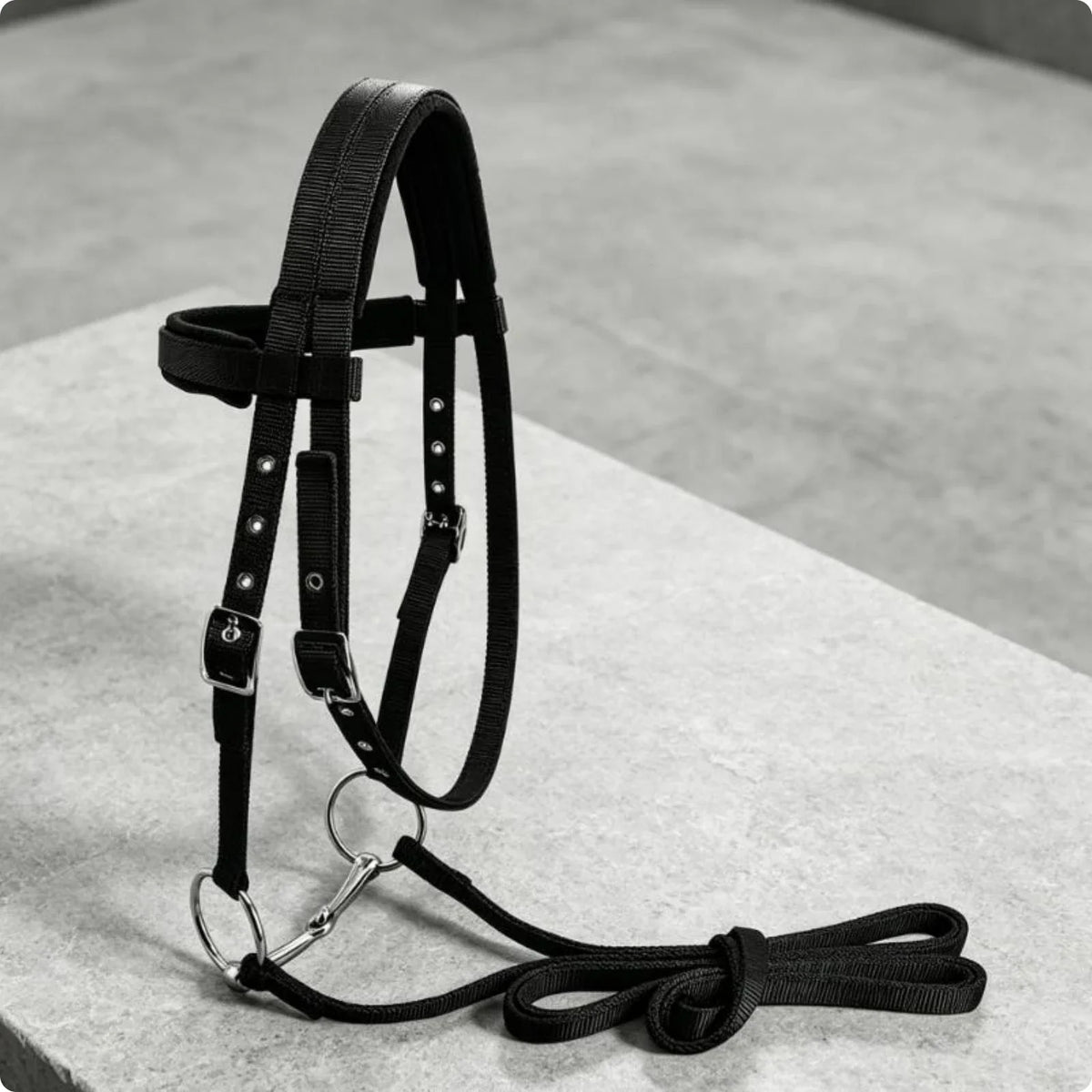 Horse Bridle with Bit Padded Adjustable - ProPawPet.com