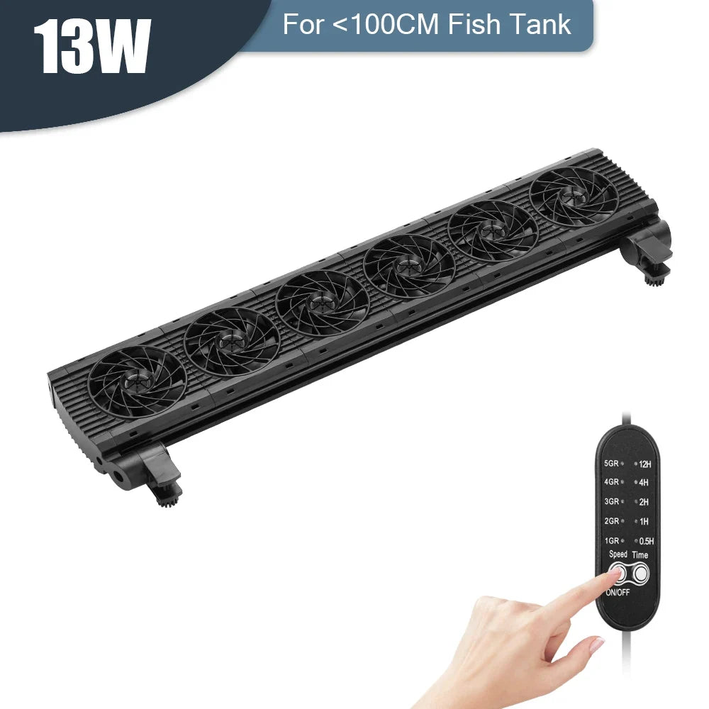 Fish Tank Fan Adjustable 8 Variable Speed Aquarium Cooling – 6 Colors
