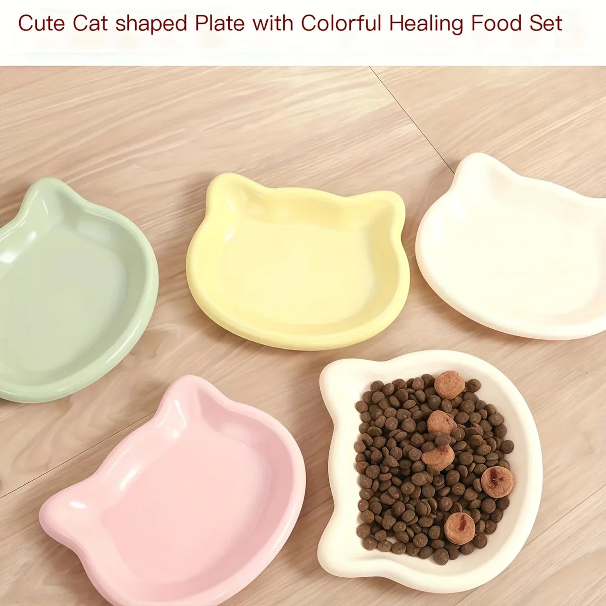 4-Color Pet Bowl Cat Food Dish Canned Snack - ProPawPet.com