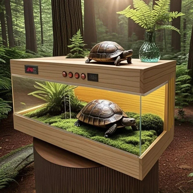 Reptile Feeding Box Solid Wood Temperature - ProPawPet.com