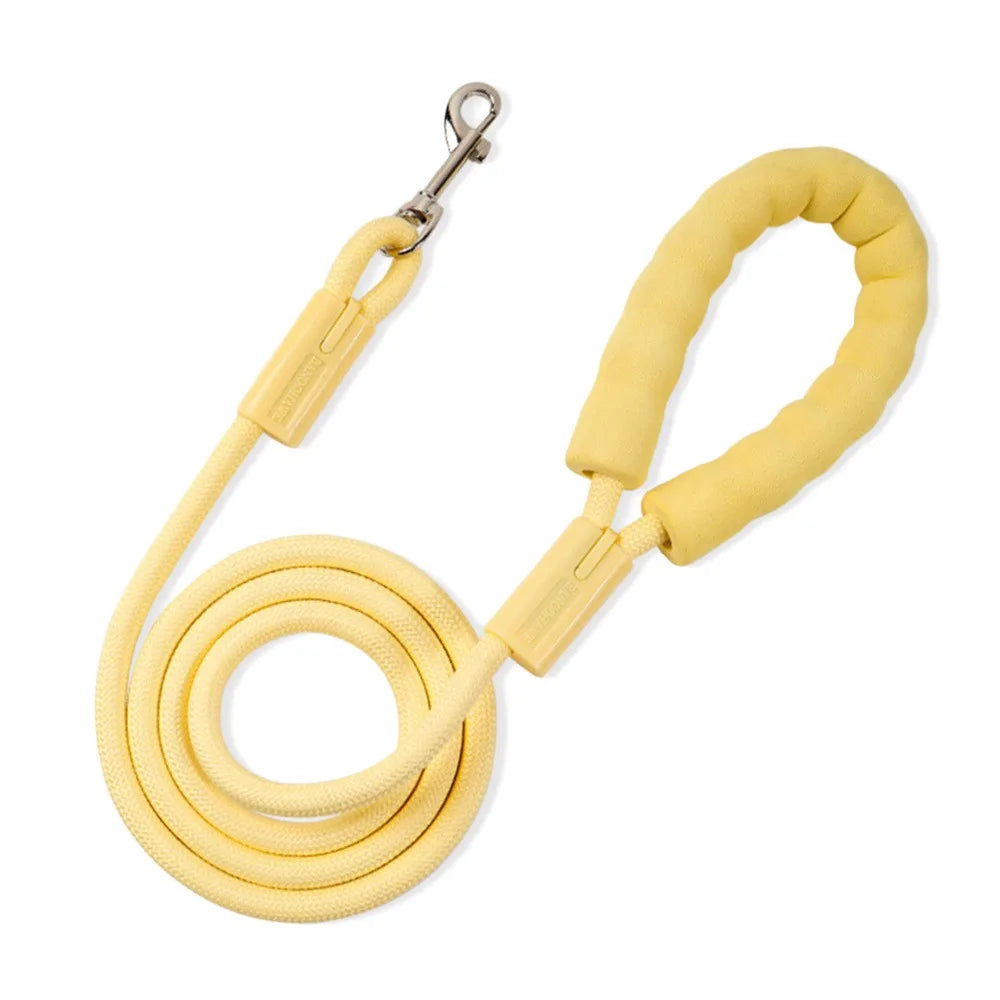 Nylon Summer Dopamine Dog Leashes Durable with Cotton Handle Pet – 2 Sizes