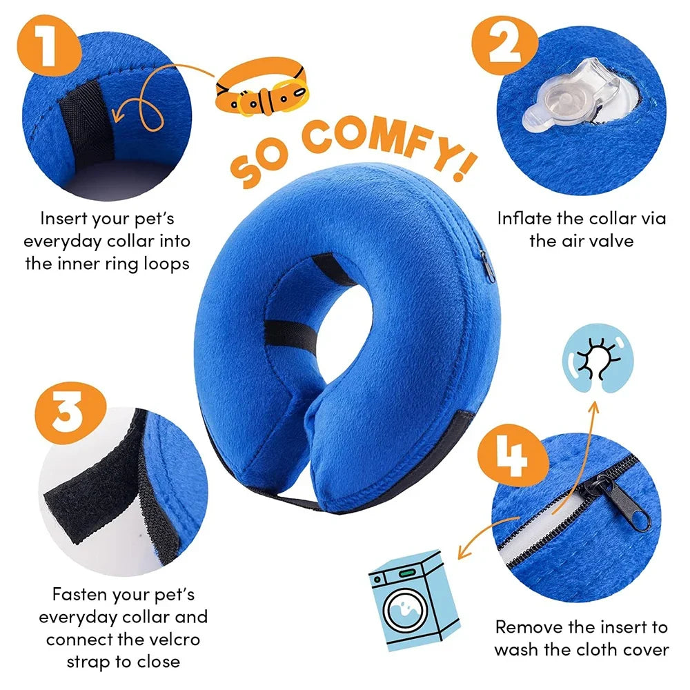 Soft Inflatable Dog Cone Collar Alternative - ProPawPet.com