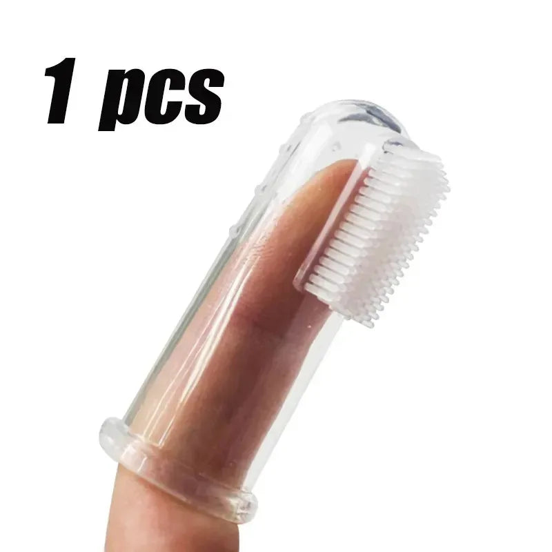 1/2/3Pcs Soft Pet Finger Toothbrush Teddy - ProPawPet.com