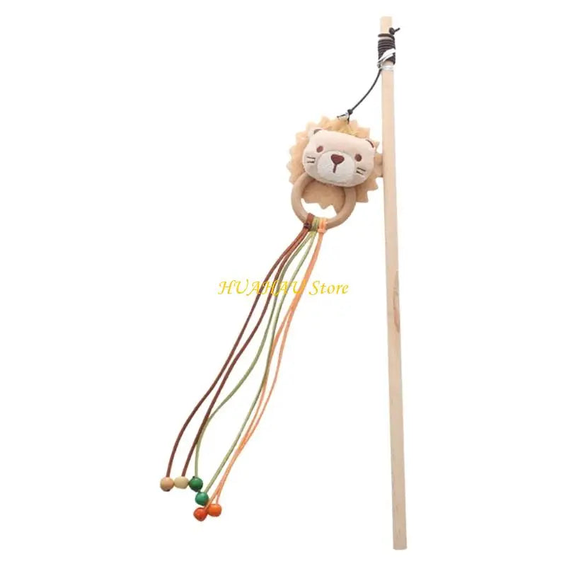 J6bb Cats Teaser Rod for Stimulating Felines Curiosity Wand – Cat Supplies
