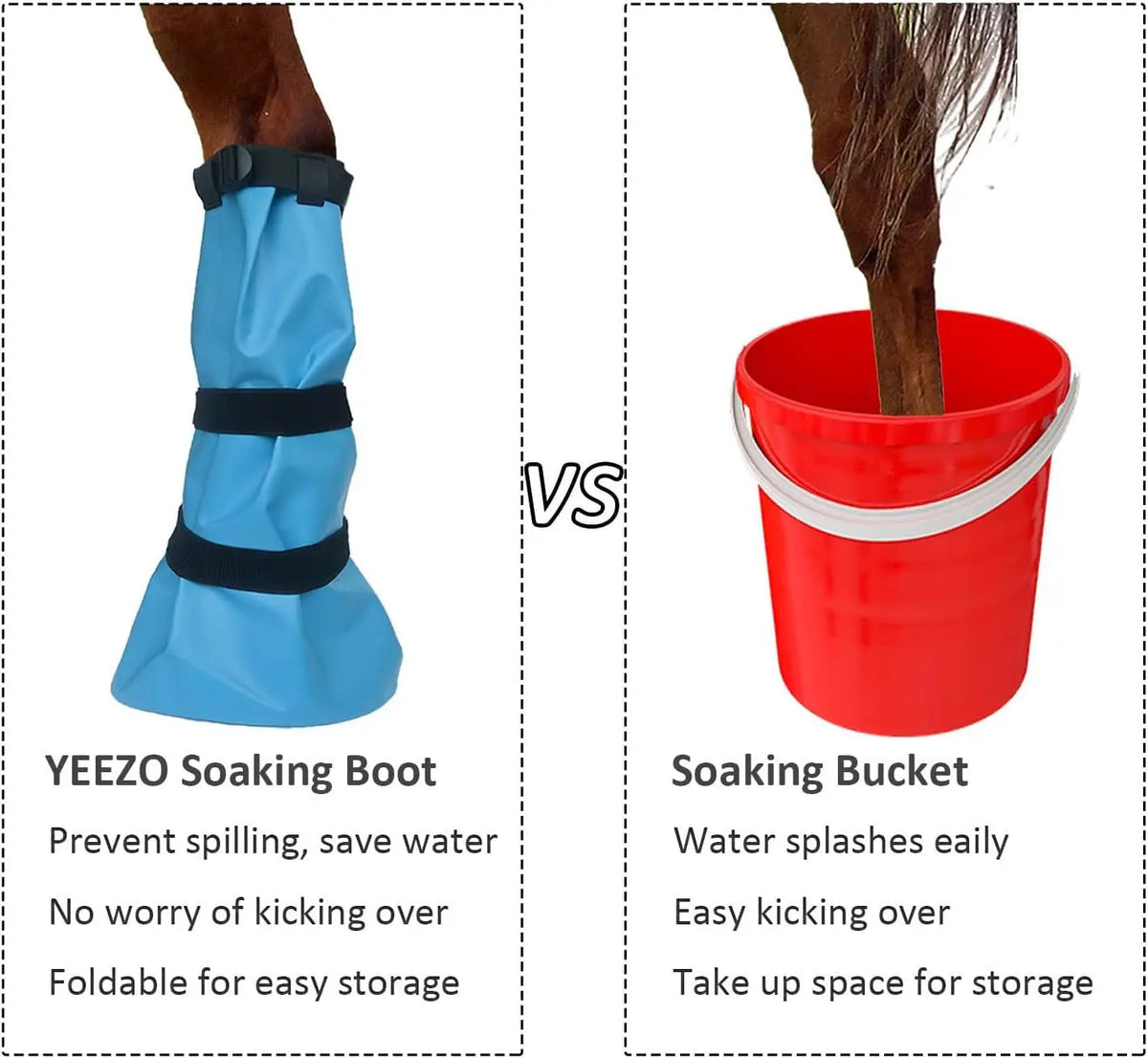 Horseshoe soaking boots for horses horse - ProPawPet.com