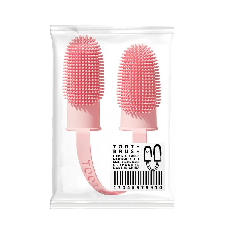Pet Finger Toothbrush Dog Super Soft Teeth Cleaning Bad Breath – 3 Colors