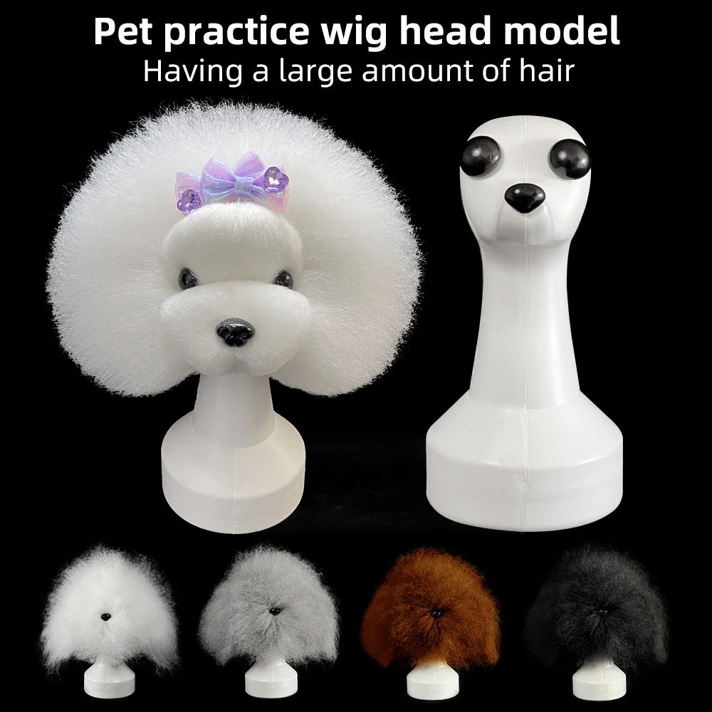 Teddy Pet Simulated Head Hair Fake Dog Head - ProPawPet.com