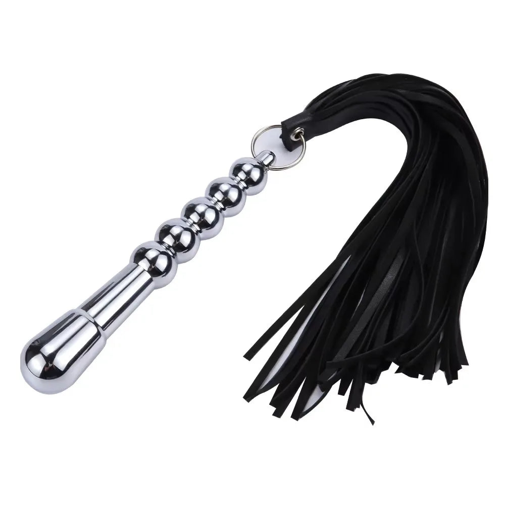 45cm Metal Alloy Chain Tassel Short Horse Riding Whip – Whips, Crops & Spurs